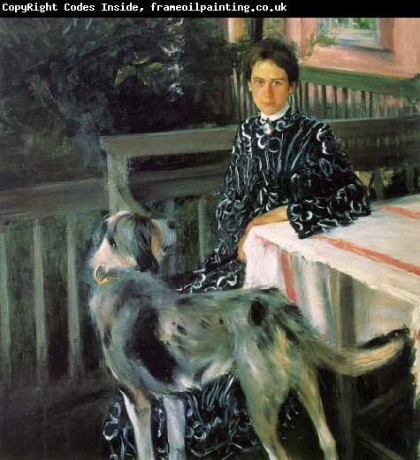 Boris Kustodiev Portrait of Julia Kustodieva